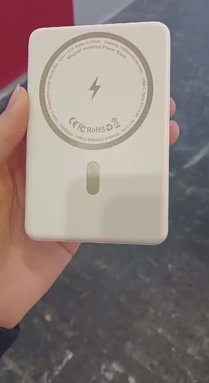 Magnetische Powerbank 10000mAh – Kompaktes Schnellladegerät für iPhone & Android  Gadget Pius