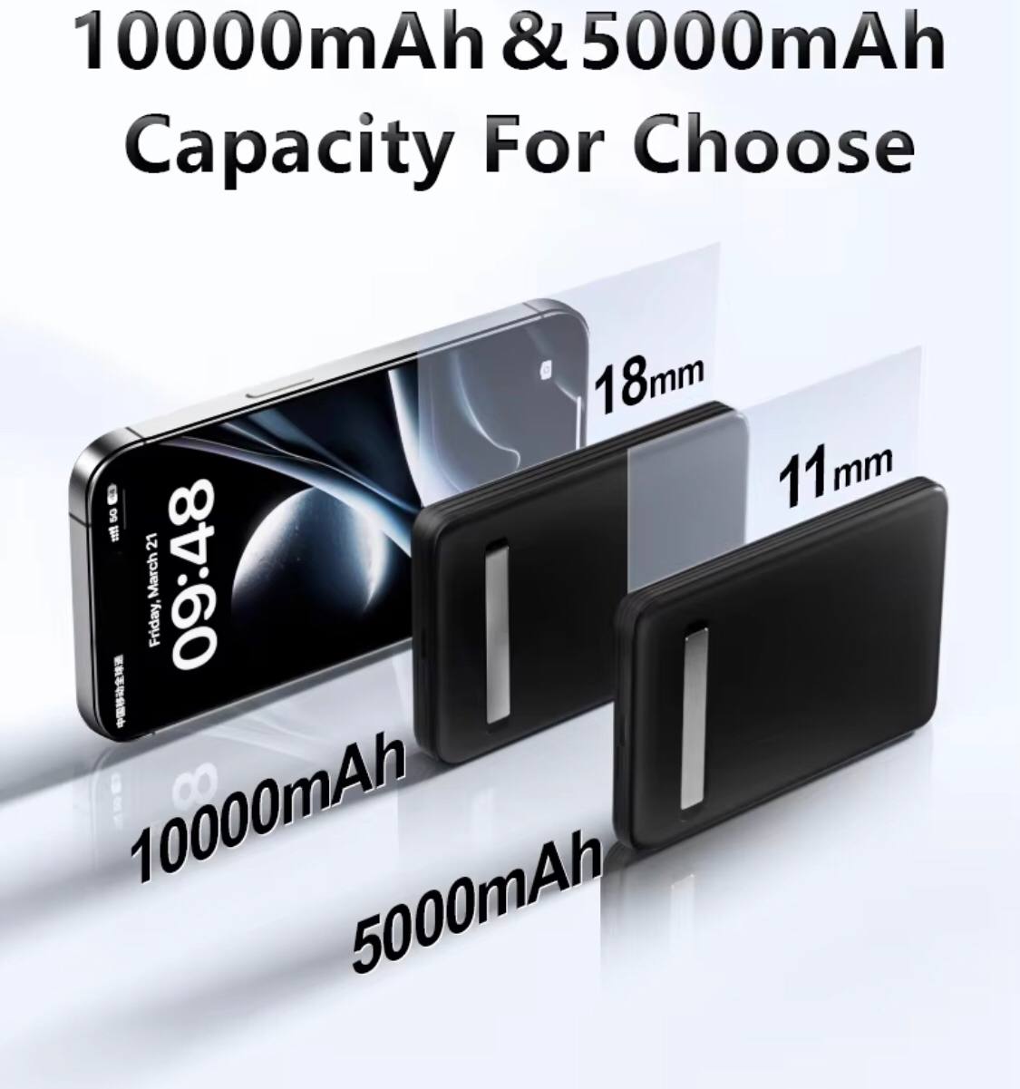 Ultrakompakte Magnetische Powerbank – Schnellladegerät für Unterwegs - Amin Store