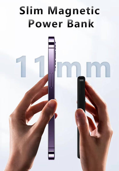 Ultrakompakte Magnetische Powerbank – Schnellladegerät für Unterwegs - Amin Store